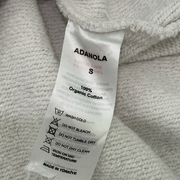 Adanola ADA Oversized Sweatshirt Light Grey Melange Size Small - Picture 4 of 9